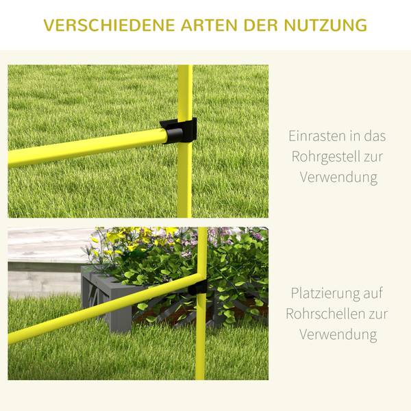 Agility-Ausrüstung 4er Set D07-018V00YL Gelb - Kunststoff - 65 x 94 x 99 cm