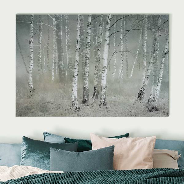 Akustikbild Birkenwald 180 x 120 cm