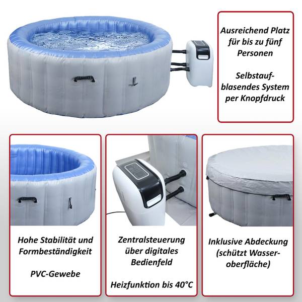 Whirlpool N97 grijs - kunststof - 198 x 65 x 198 cm