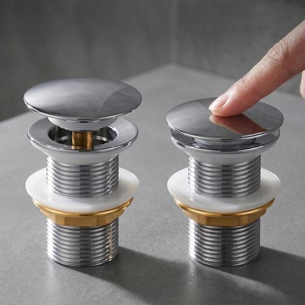 Ablaufventil mit pop up funktion 0124 Silber