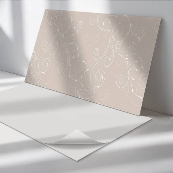 Klebepaneele Spirale Blatt Zart 100 x 50 cm