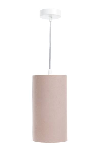 Suspension Tube Jasmin Rose vieilli - Gris lumineux - Hauteur : 25 cm
