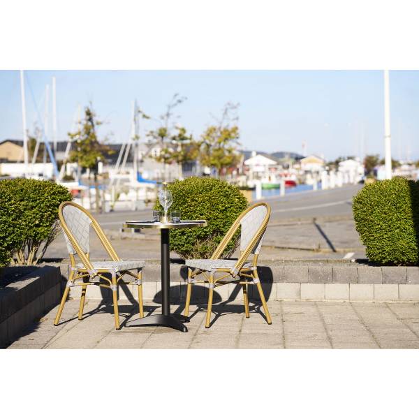 Gartenmöbel VK8681847498674 Weiß - Aluminium - 60 x 73 x 60 cm