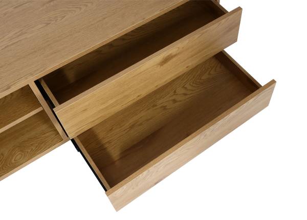 TV-rek J78 eikenhouten look