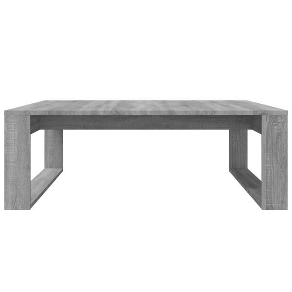 Couchtisch DE715 Grau - Holzwerkstoff - 100 x 35 x 100 cm
