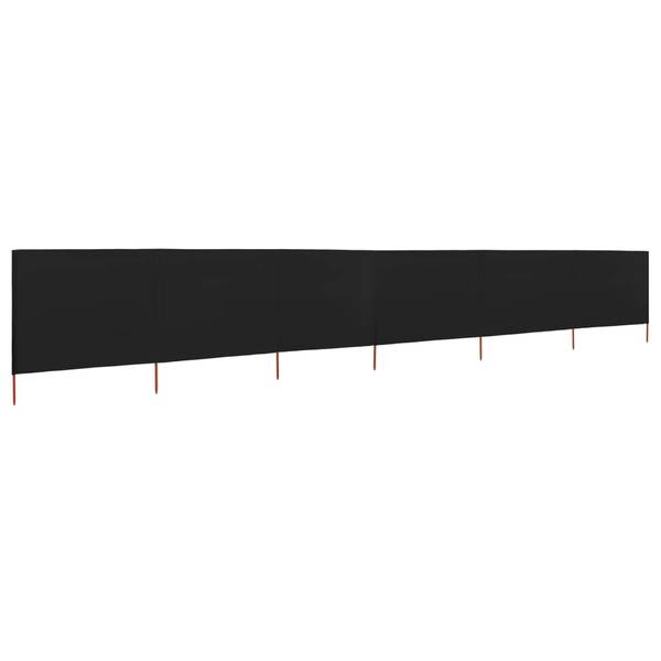 Windschutz 3000901-3 Schwarz - Polyester - 1 x 160 x 800 cm