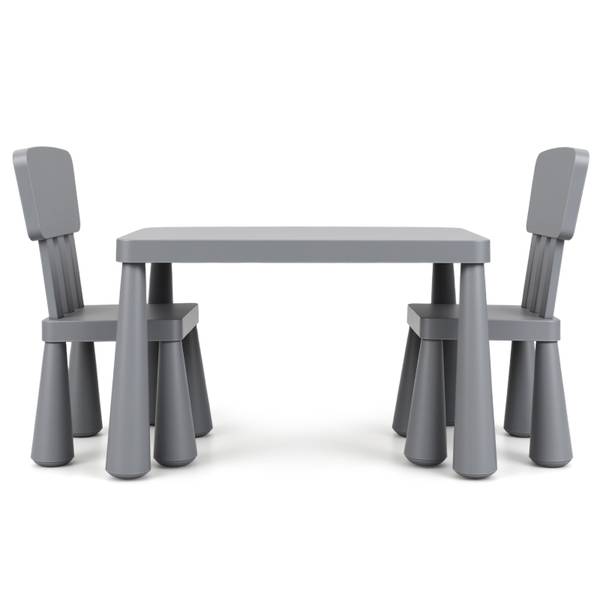 Kindersitzgruppe TI88032SDDE(3-tlg.) Grau - Kunststoff - 55 x 50 x 77 cm