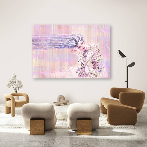 Tableau déco Femme 60 x 40 cm