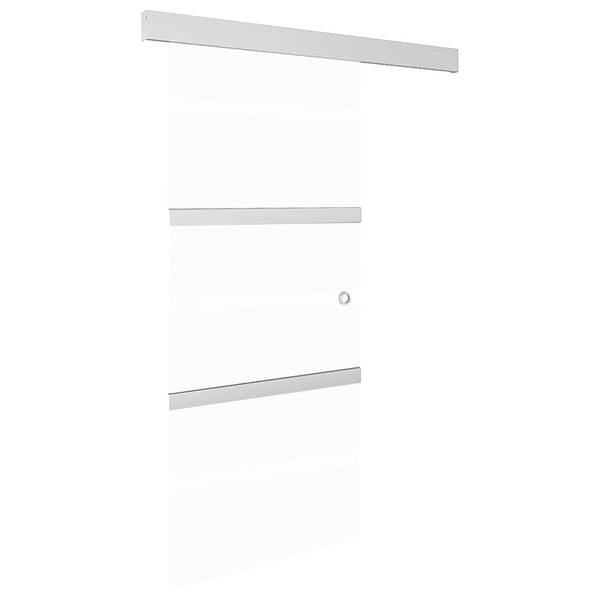 Glastür 3002951 Silber - Aluminium - 90 x 212 x 1 cm