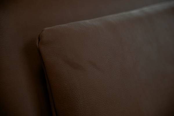 Modulsofa mit Hocker WIOLO 3er Set Dunkelbraun