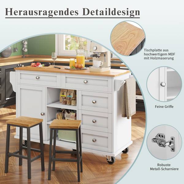 Küchenwagen CHANGEZoom Ⅳ Weiß