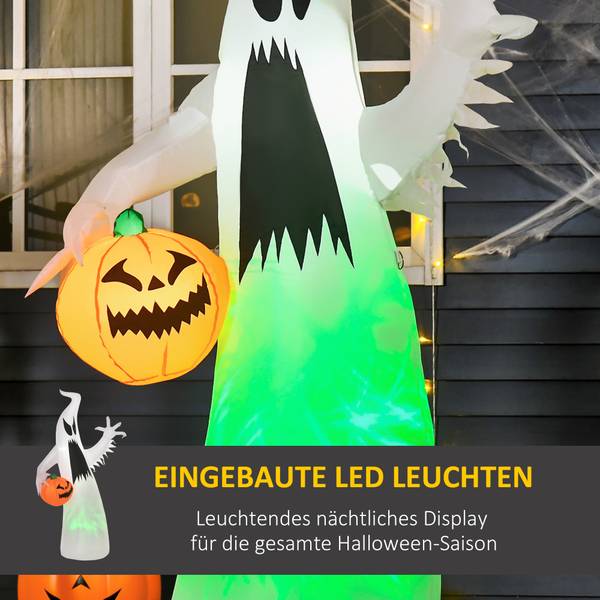 Geist Halloween 844-399V90 Weiß - Textil - 65 x 180 x 105 cm