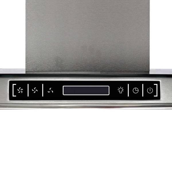 Dunstabzugshaube 50167 Silber - Edelstahl - 90 x 106 x 54 cm