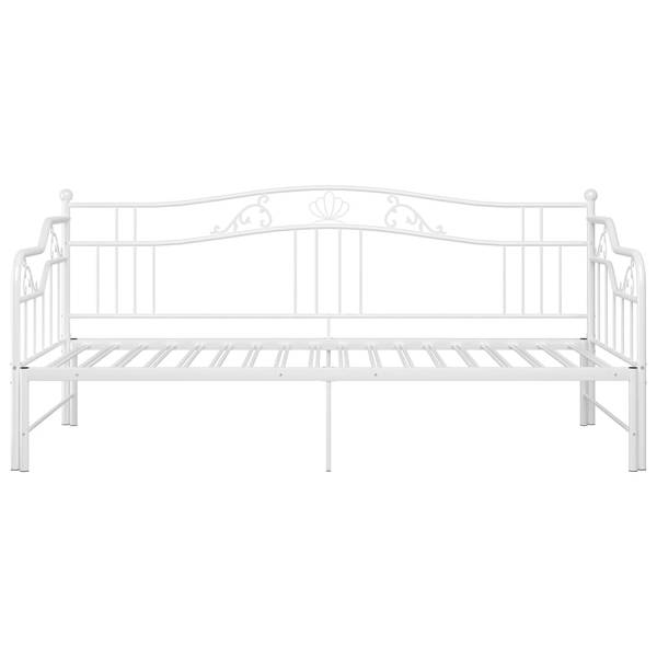 Schlafsofa 3007559 Weiß - Metall - 95 x 92 x 206 cm