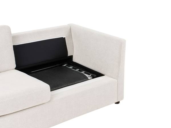 2-Sitzer Sofa INKOO Cremeweiß - Weiß