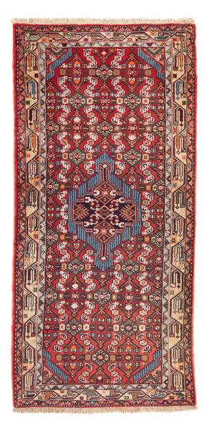 Orientteppich Läufer Nomadic Rot - Wolle - 83 x 1 x 197 cm