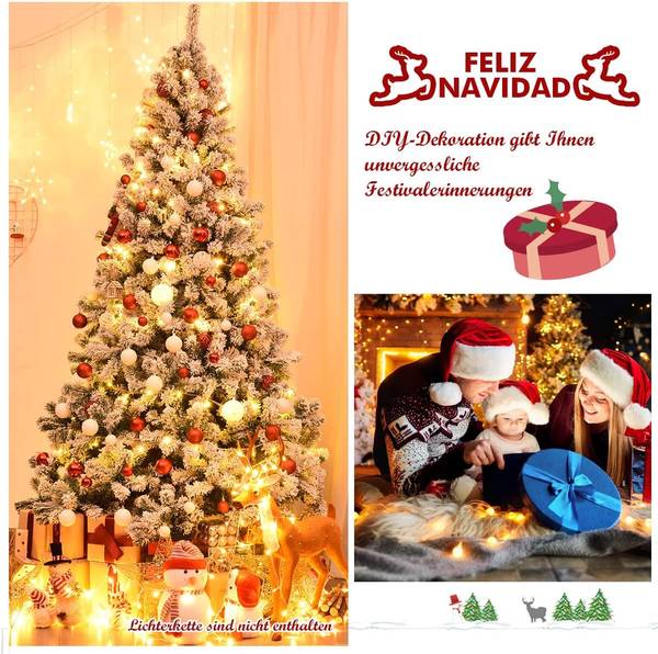 Tannenbaum CM22867 Grün - Kunststoff - 122 x 225 x 122 cm