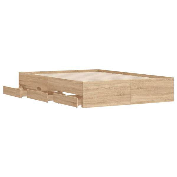 Bettgestell mit Schubladen X912 Eiche Sonoma Dekor