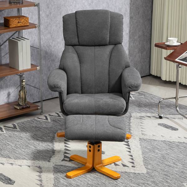 Relaxsessel 83B-111V00CG Grau - Textil - 80 x 104 x 79 cm