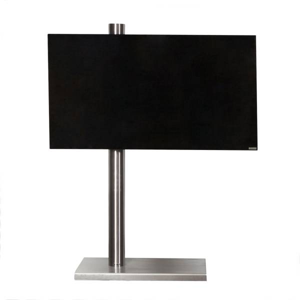TV Ständer column art 118-ES Silber - Metall - 68 x 139 x 90 cm
