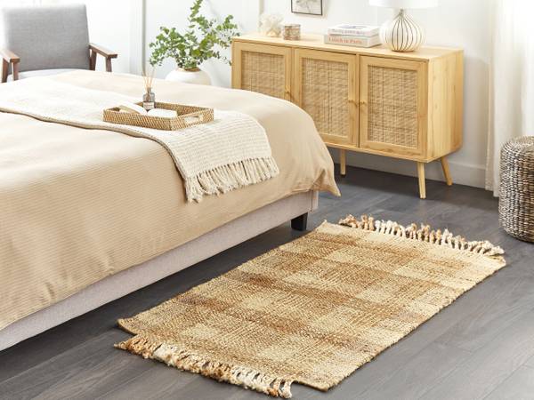 Geflochtener Teppich BERISSA 80 x 150 x 150 cm