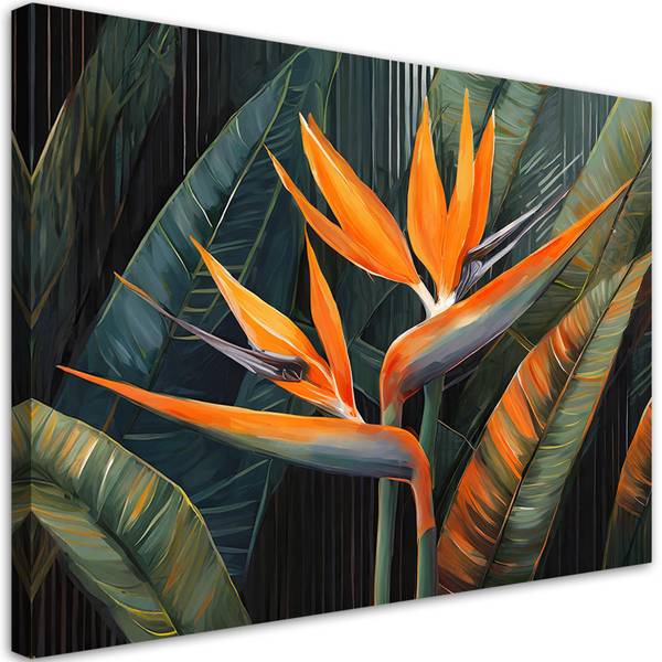 Wandbild pflanzen botanik 60 x 40 cm