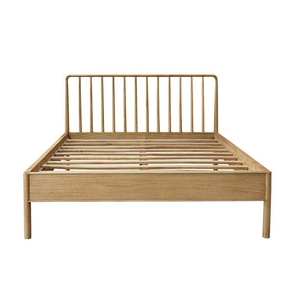 Bett mit Lattenrost ESMEE Beige - Massivholz - 212 x 110 x 170 cm