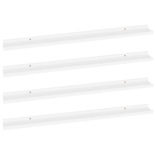 Wandregal 3009966-4 (4er Set) Weiß - Breite: 100 cm - Anzahl Teile im Set: 4