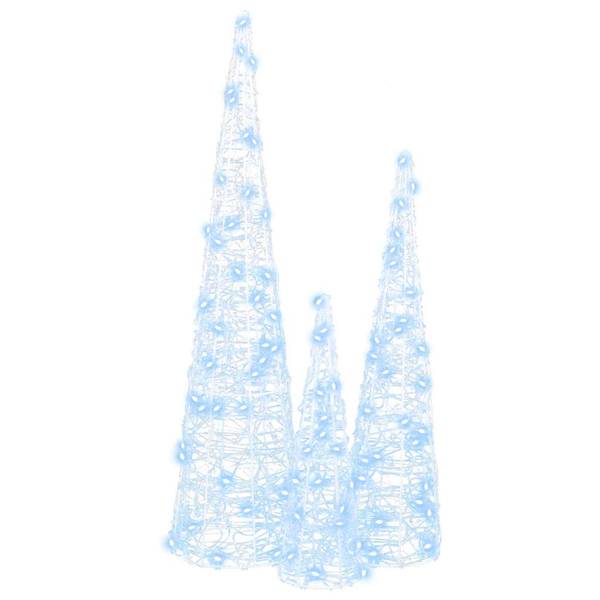 Weihnachtsbaum 3700000150 3er Set Weiß