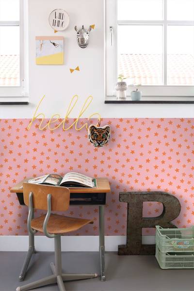 Tapete 131711 Orange - Papier - 50 x 900 x 50 cm