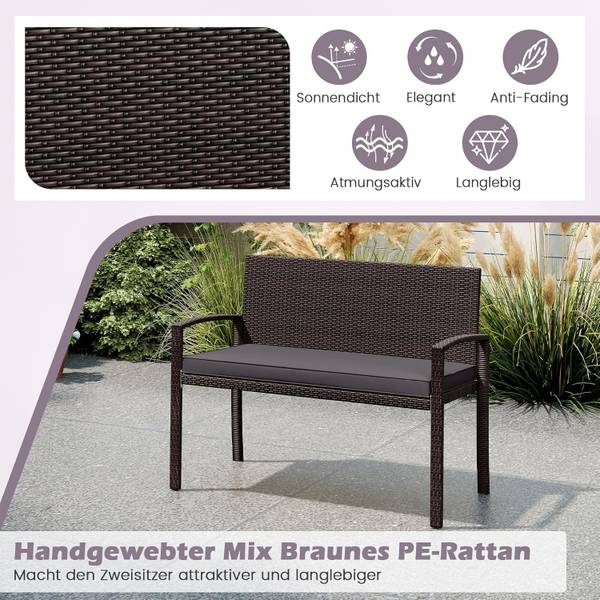 Gartenbank TI95870 Grau