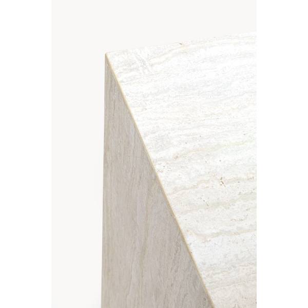 Sideboard Travertino Beige - Messing - 140 x 77 x 45 cm
