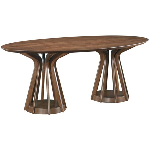Esstisch STENNE Braun - Holzwerkstoff - 200 x 75 x 110 cm