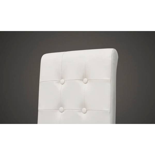 Chaise de salle à manger (lot de 6) Blanc - Lot de 6