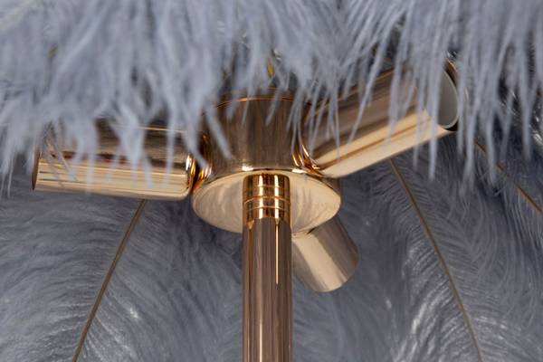 Stehlampe Palm Grau