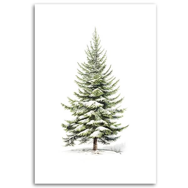 Wandbild weihnachtsbaum 70 x 100 cm