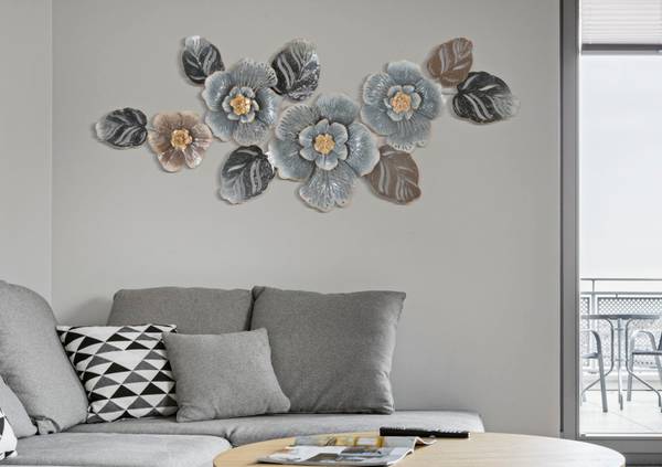 Wanddekoration Greys A Metall - 9 x 67 x 158 cm