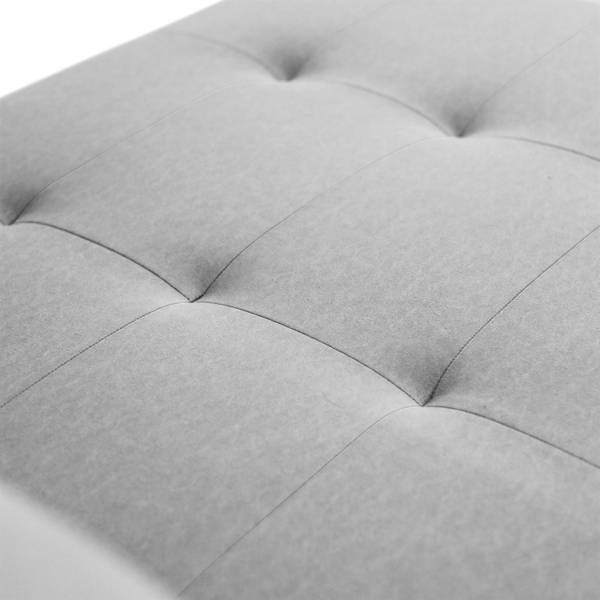 Ecksofa APOLLO U mit Schlaffunktion Grau - Polyester - 348 x 93 x 188 cm