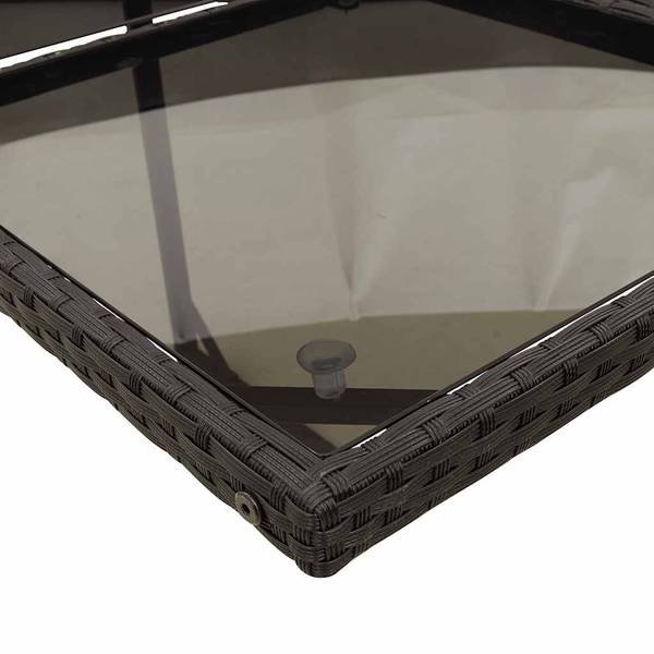 Garten Essgruppe 3033270-5 (9-teilig) Schwarz - Creme