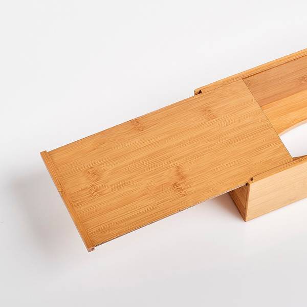 Kosmetiktücher-Box, Bambus Braun - Bambus - 16 x 9 x 28 cm