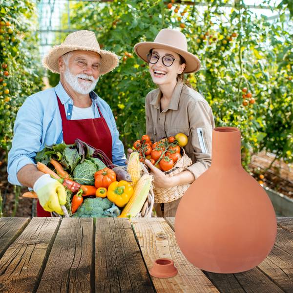 Olla d'arrosage terre cuite 7,5 litres Marron - Céramique - 26 x 35 x 26 cm