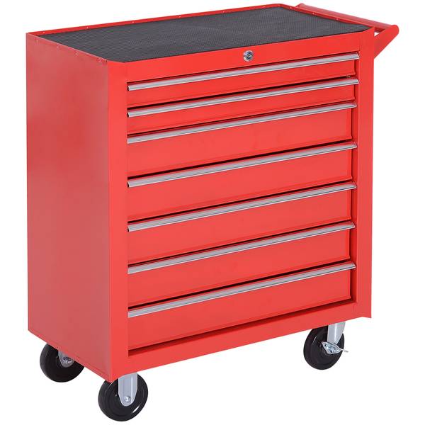 Werkstattwagen B20-056 Rot - Metall - 33 x 75 x 69 cm