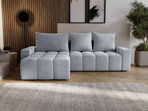 Ecksofa BRESSO Hellgrau