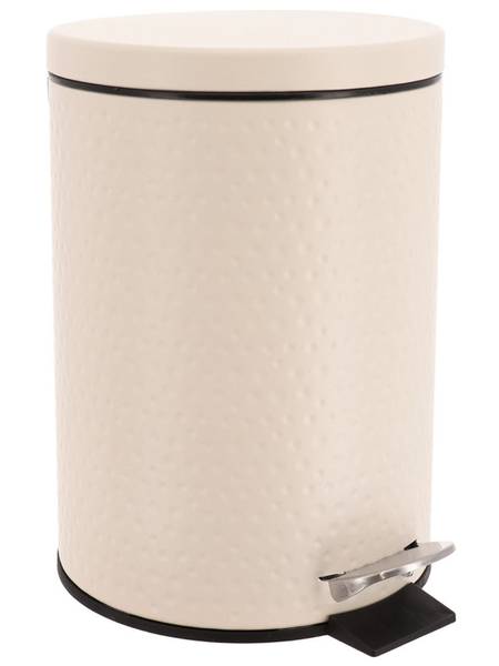 Abfalleimer Ivora Beige - 17 x 25 x 23 cm