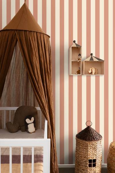 Tapete 131922 Pink - Papier - 53 x 1005 x 1005 cm