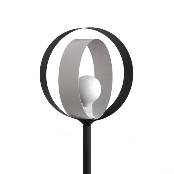 Stehlampe Nucleo Schwarz - Grau