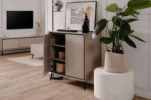 Kommode Arona 3717 Braun - Holzwerkstoff - 90 x 90 x 38 cm