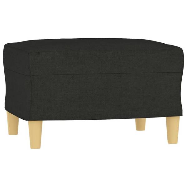 Sessel mit Hocker XT4496 Schwarz