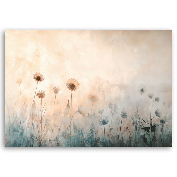 Wandbild wiese dandelions 120 x 80 cm