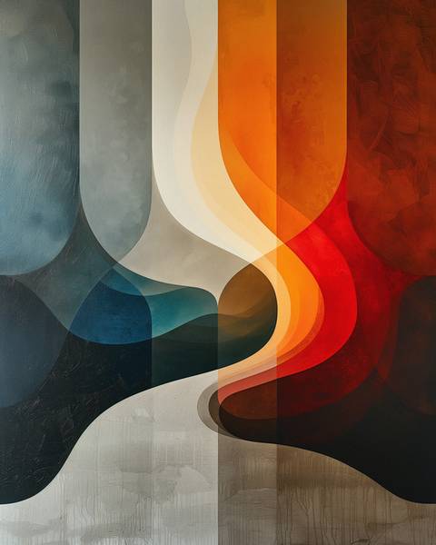 Leinwandbild Abstract Areas 2 Textil - 40 x 2 x 50 cm